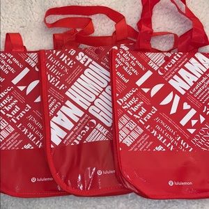 red lulu bags